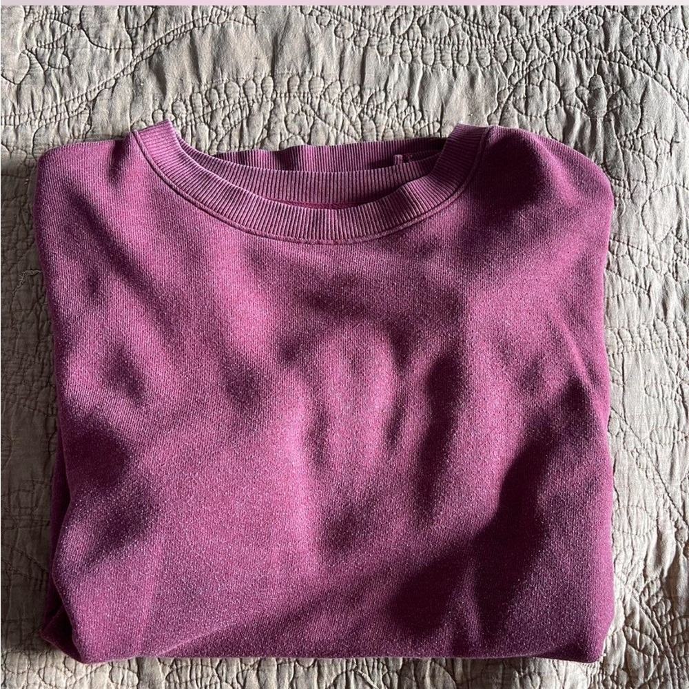 Purple Crewneck Sweater